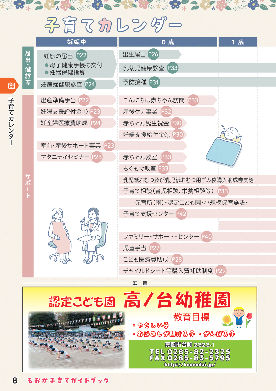 もおか子育てガイドブック ページ9