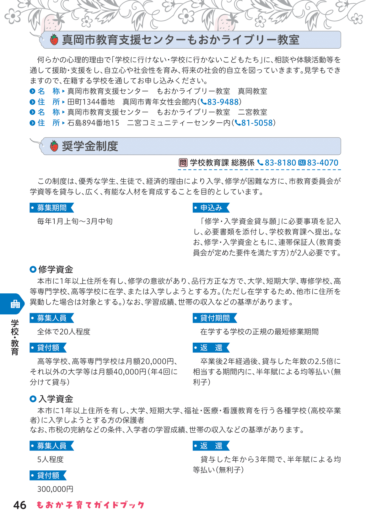 もおか子育てガイドブック ページ47